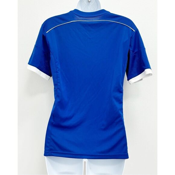 NWT Adidas Women's Climacool Regista 14 Size Small Soccer Jersey Cobalt Blue - Picture 3 of 13